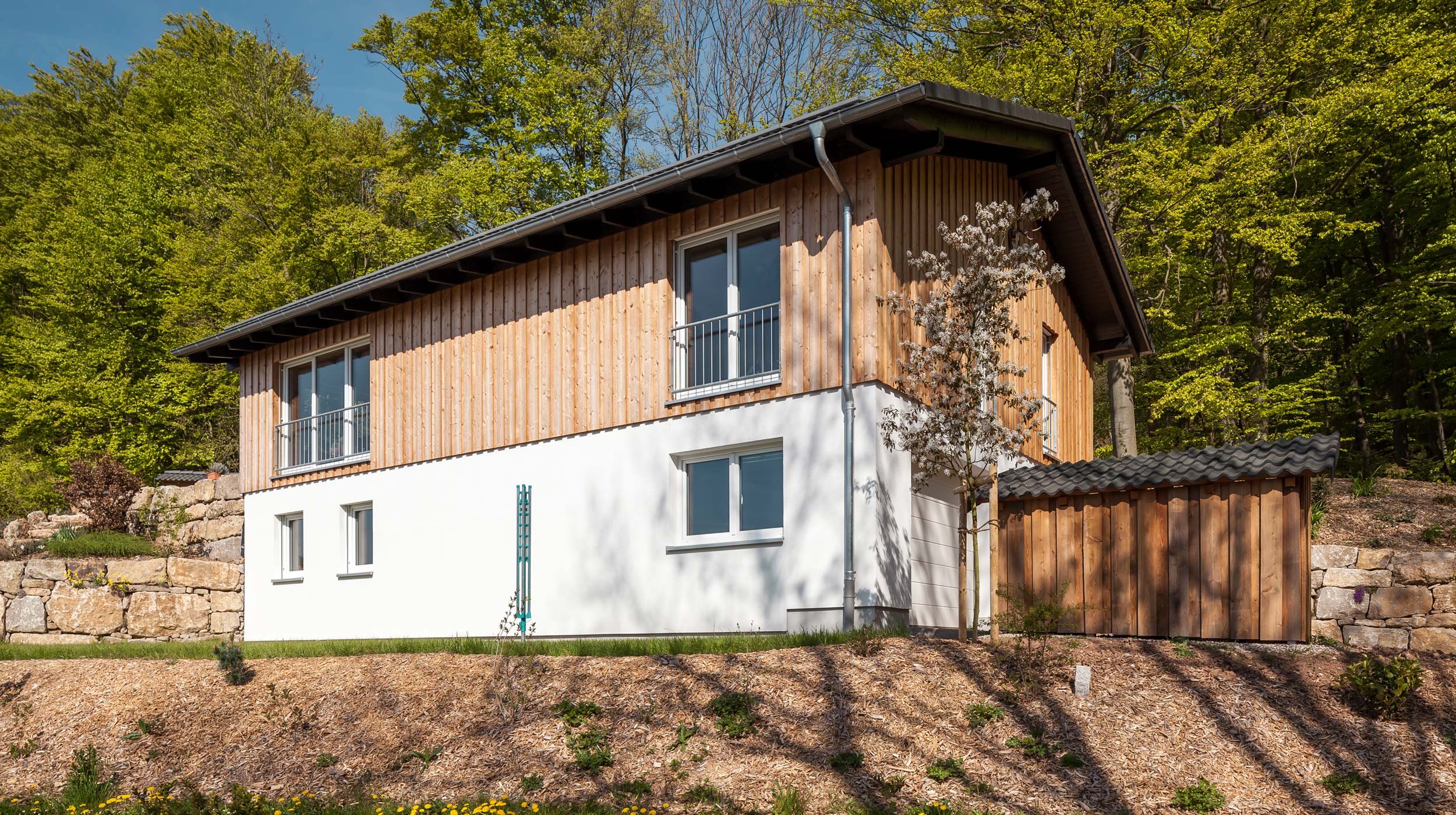 Einfamilienhaus aus Holz