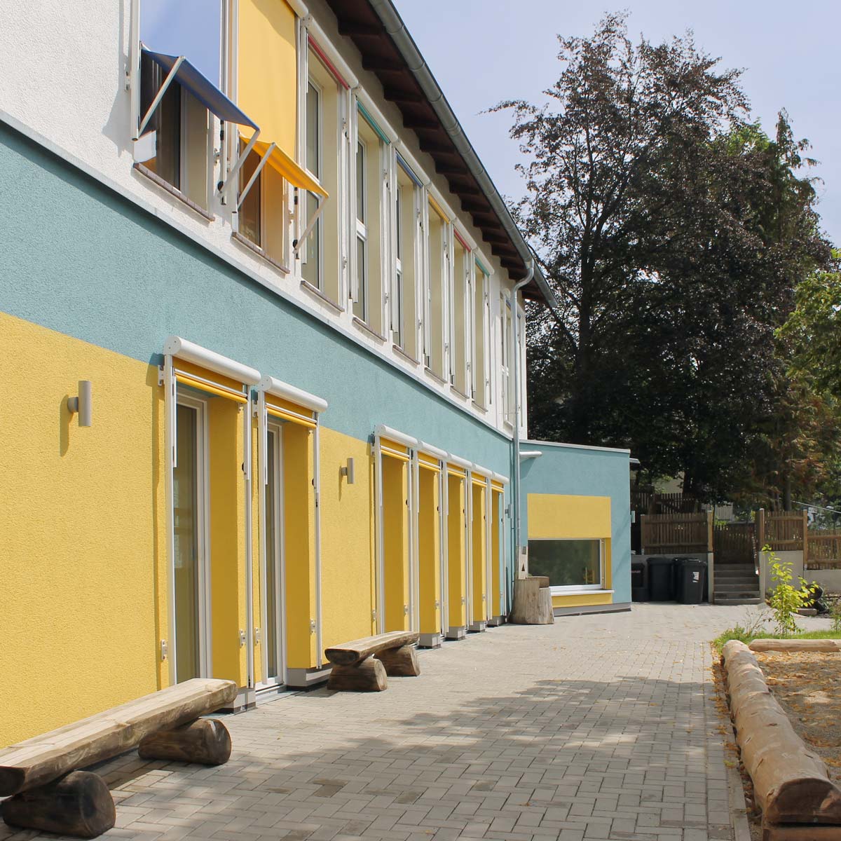 Kindergarten in Spangenberg, Erweiterungsbau aus Holz