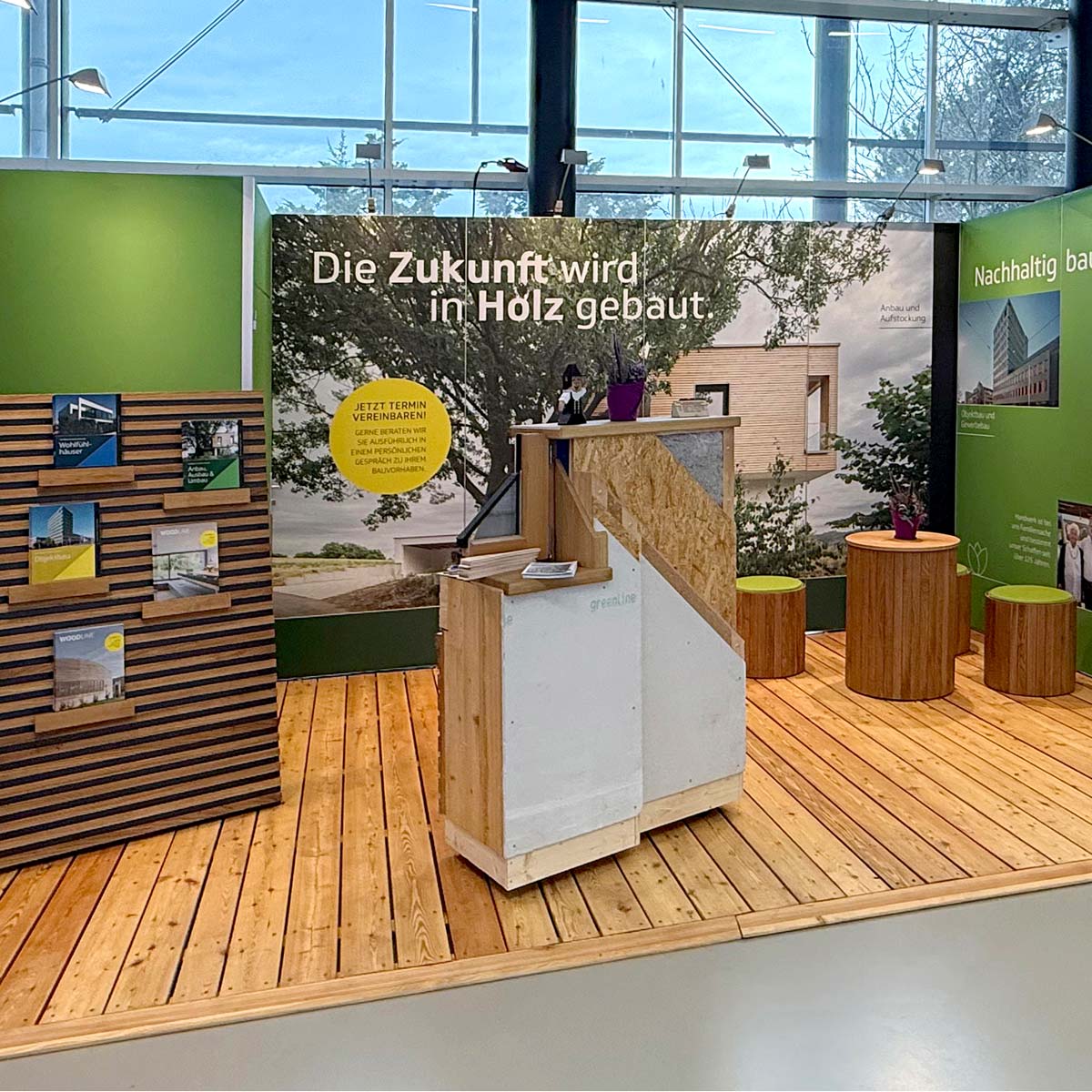 Messestand Holzbau Kühlborn