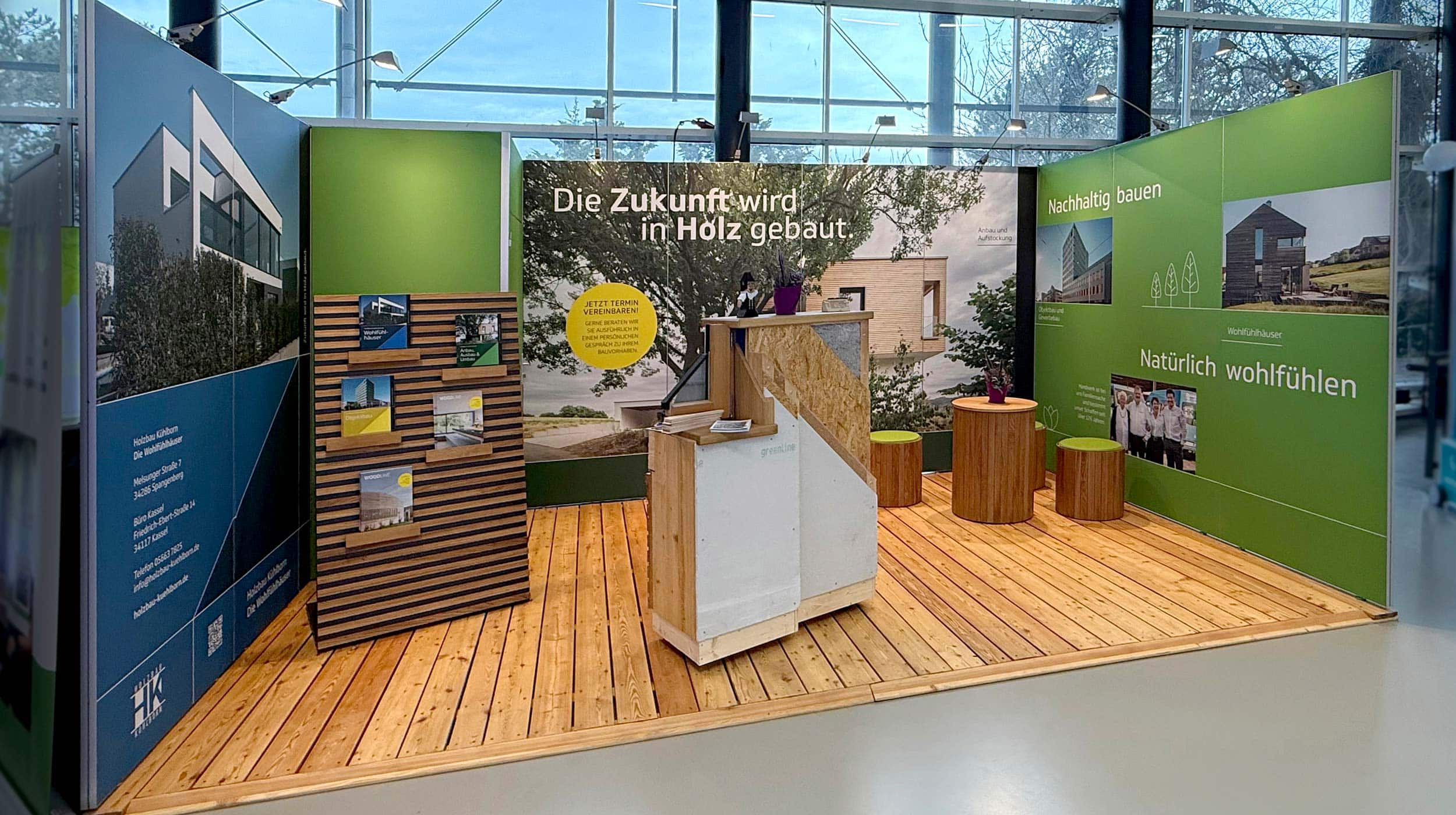 Messestand Holzbau Kühlborn